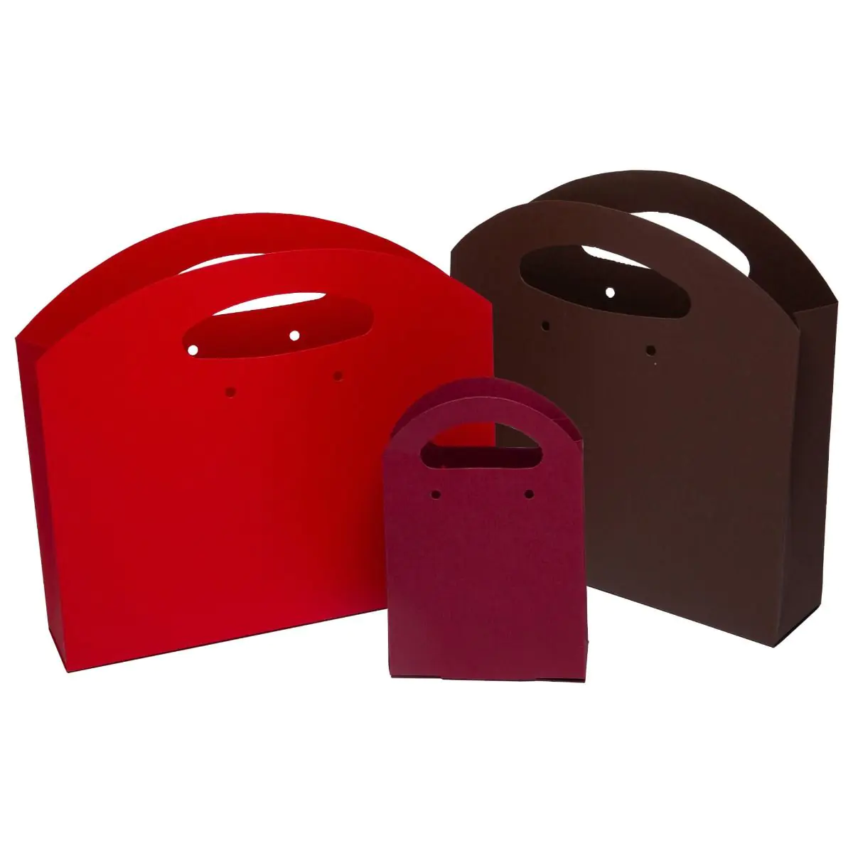 Borsetta in cartone colorato tinta unita