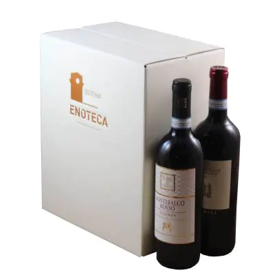 Scatola da confezione per 6 bottiglie o barattoli