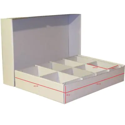 Scatola con Divisori Interni Alveare