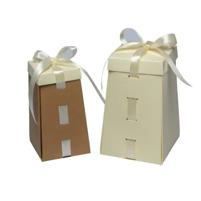 Scatola campione per il modello da confezione bomboniere piramide