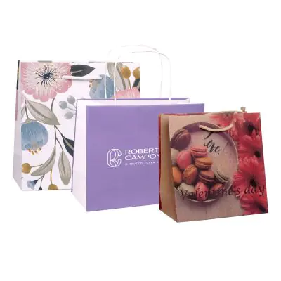 Shopper con stampa in quadricromia